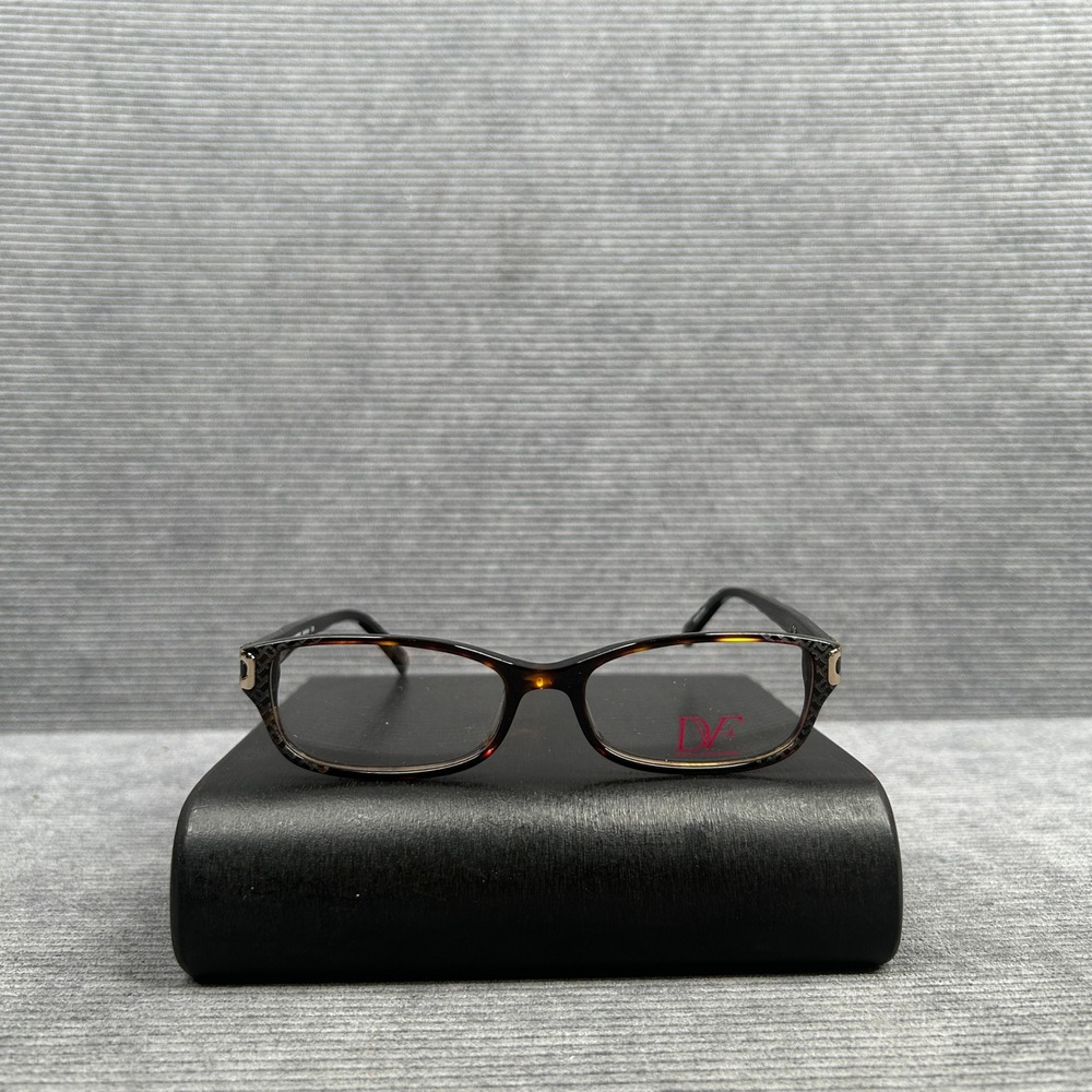 Diane von Furstenberg DVF5040 206 Tortoise Rectangular Y2k Eyeglass Frames